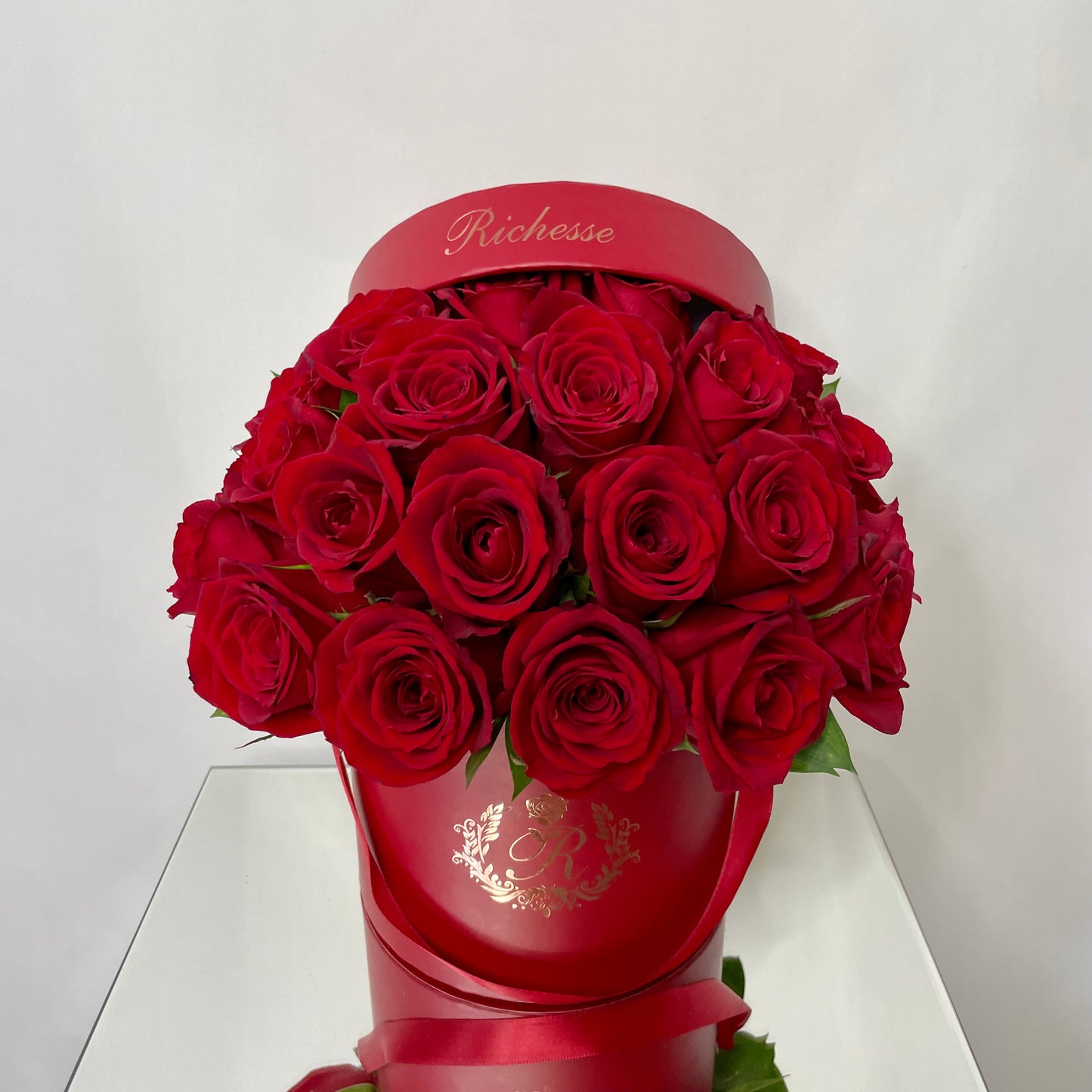 【RED BOX】Sサイズのバラのドームフラワー